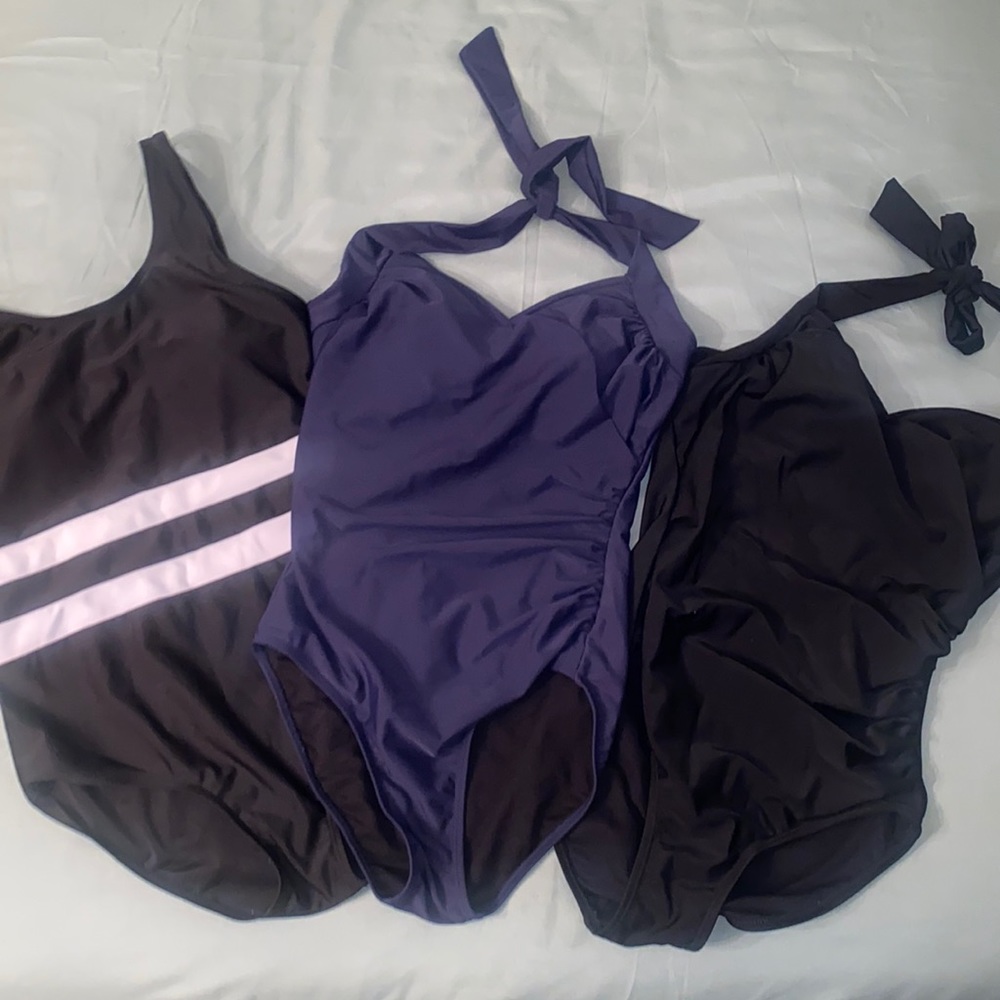 Women’s one piece bathing suits set of 3